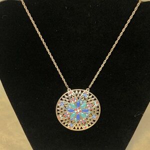 Brighton Africa stories Reversible Medallion Nexklace